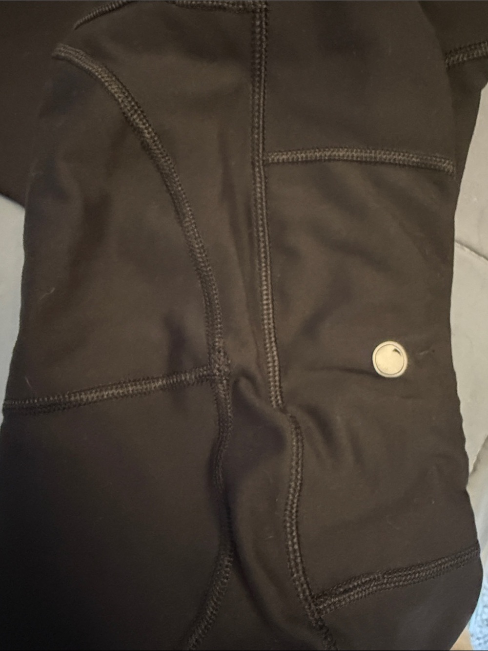 Yogalicious Lux Black Drawstring Athletic Leggings - Picture 3 of 3
